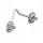 152mm Wire Cabin Hook [Zinc Plated] (Single Item)